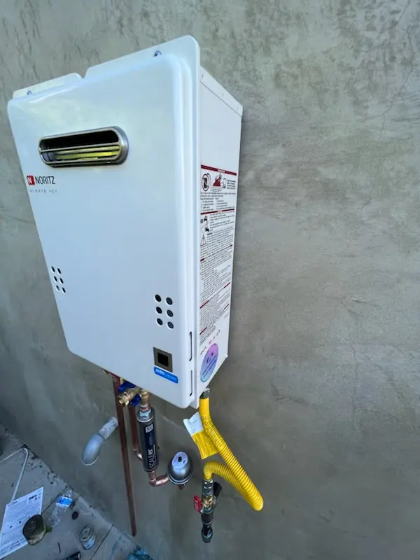Tankless water heater installation for Drakes Landing homes